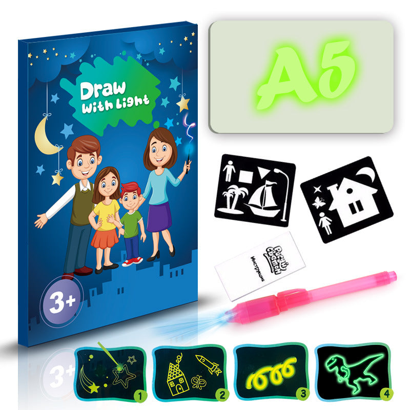 3D Magic Drawing Pad - Educational Light-Up Sketchpad for Kids
