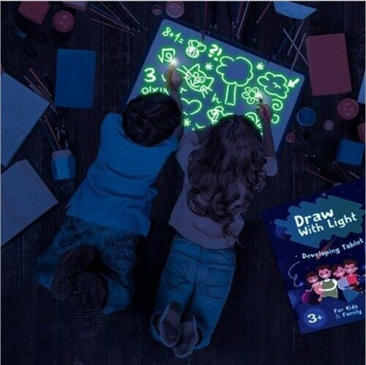 3D Magic Drawing Pad - Educational Light-Up Sketchpad for Kids