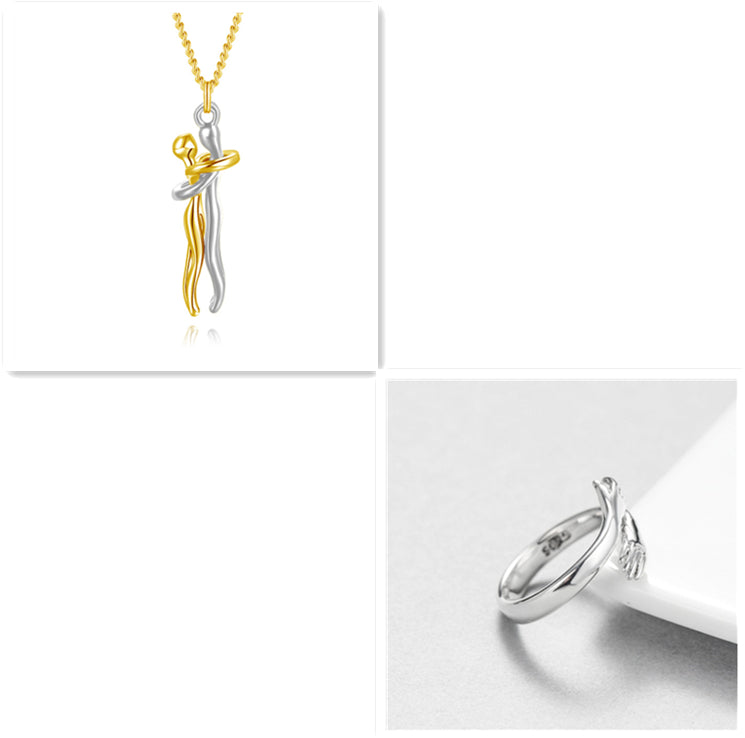 Love Hug Necklace - Unisex Couple Jewelry