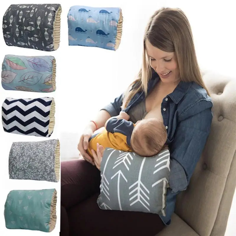 Adjustable Nursing Pillow – Cotton Arm Support for Breastfeeding