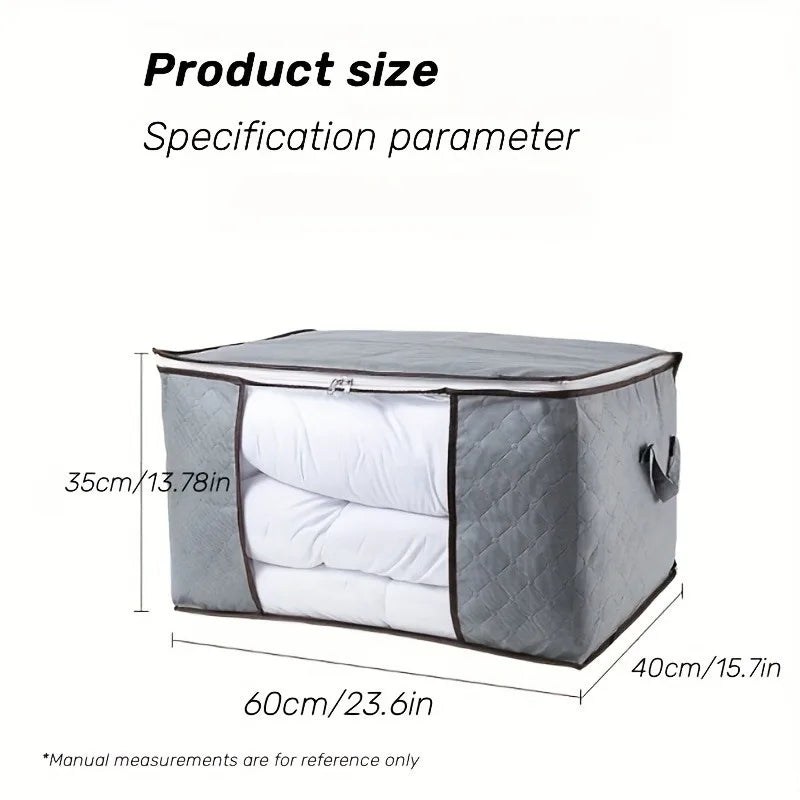 Extra Large Storage Bag with Window - Portable Clothing Organizer