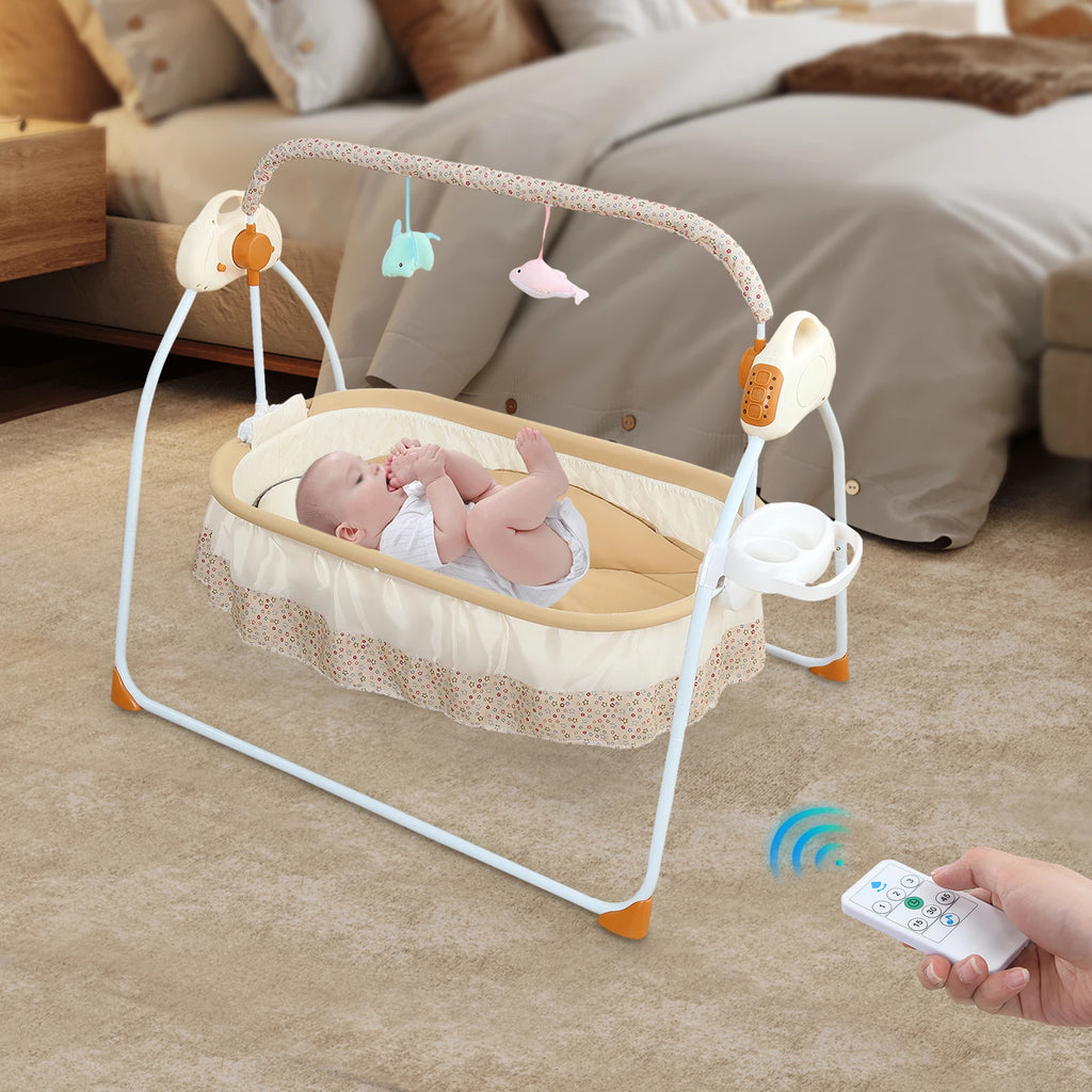Bluetooth Baby Rocking Bassinet