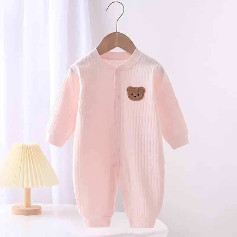 Cotton Baby Bodysuit - Long Sleeve Romper