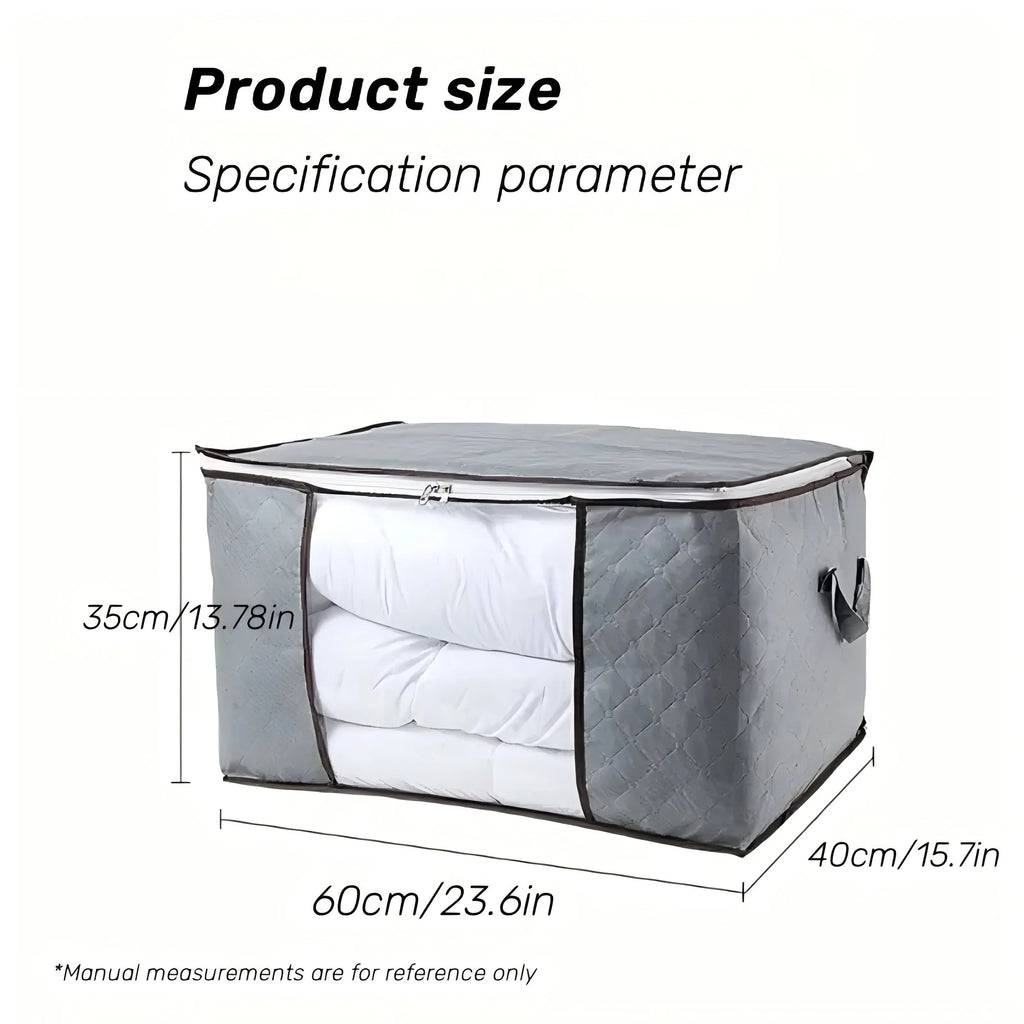 Extra Large Storage Bag with Window - Portable Clothing Organizer