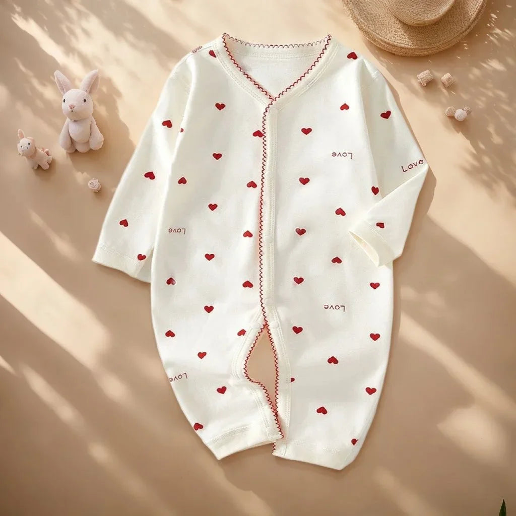 Cotton Baby Bodysuit - Long Sleeve Romper