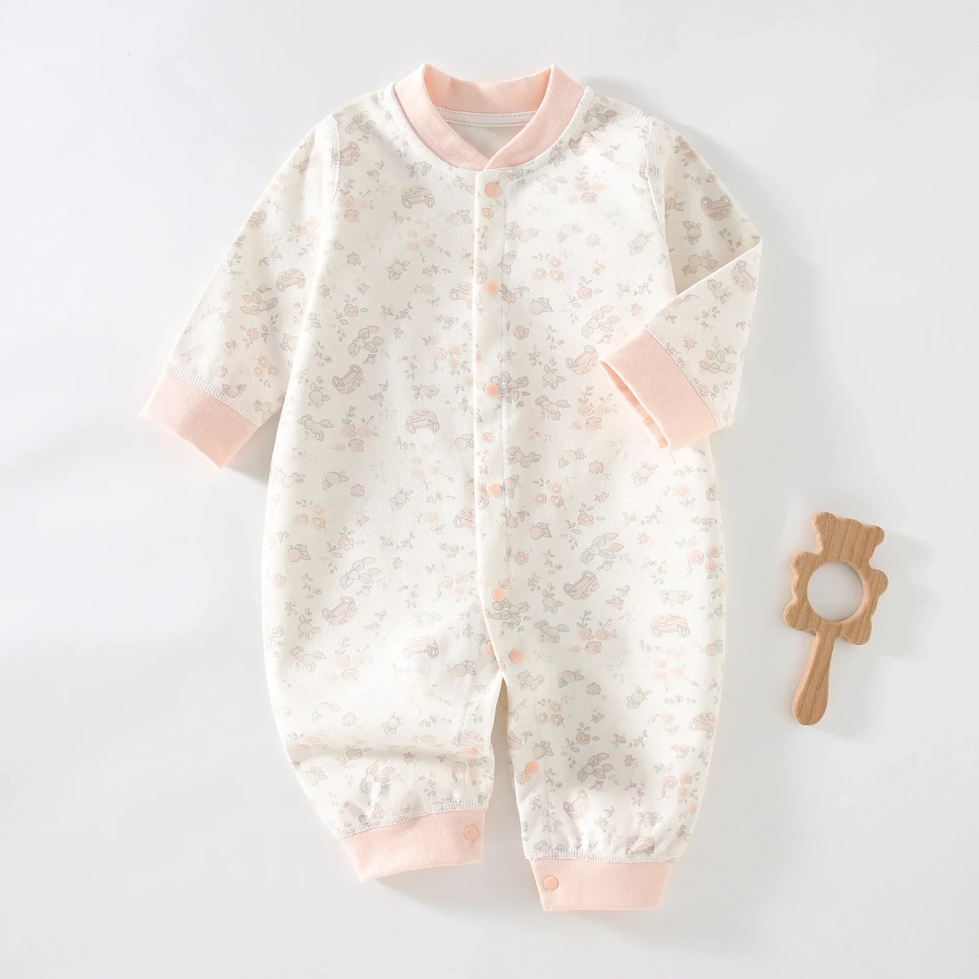 Cotton Baby Bodysuit - Long Sleeve Romper