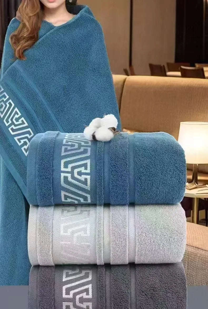 Pure Cotton bath towel - 70*140cm soft