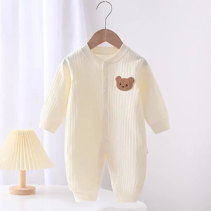 Cotton Baby Bodysuit - Long Sleeve Romper