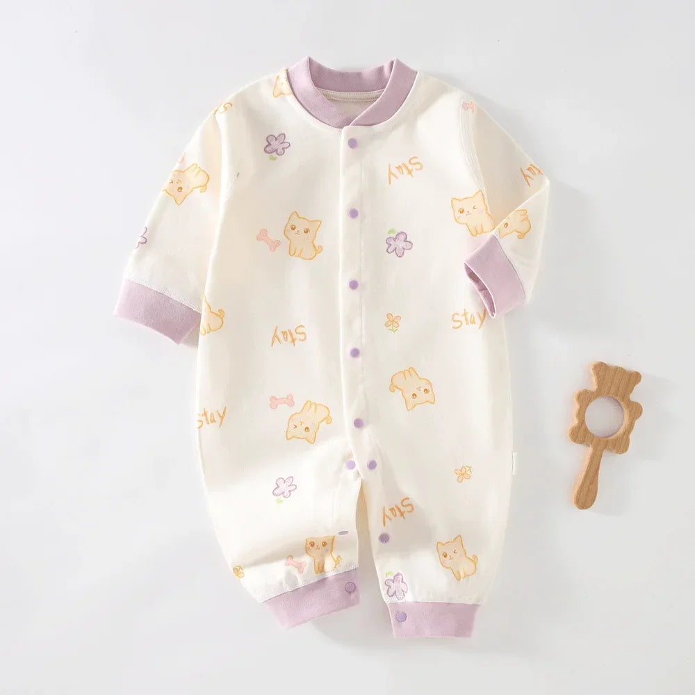Cotton Baby Bodysuit - Long Sleeve Romper