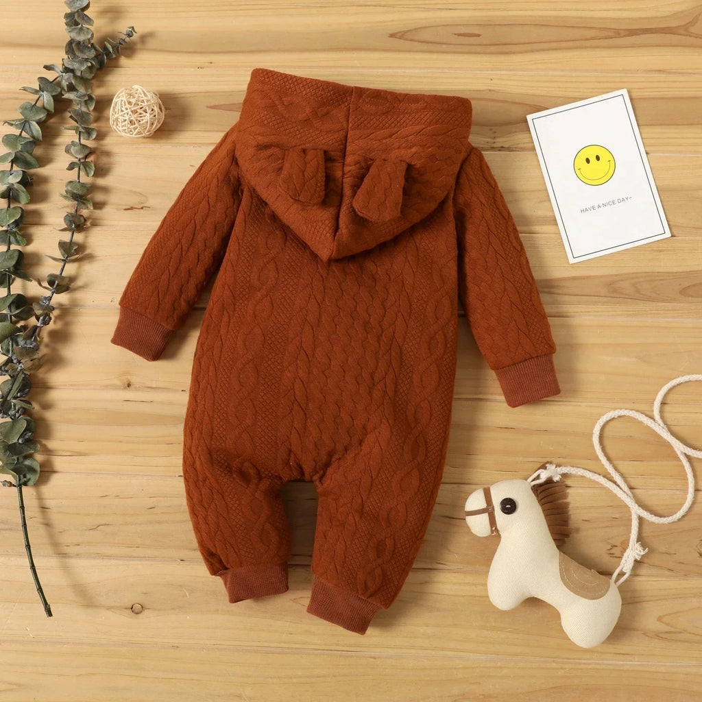 Hooded Baby Romper