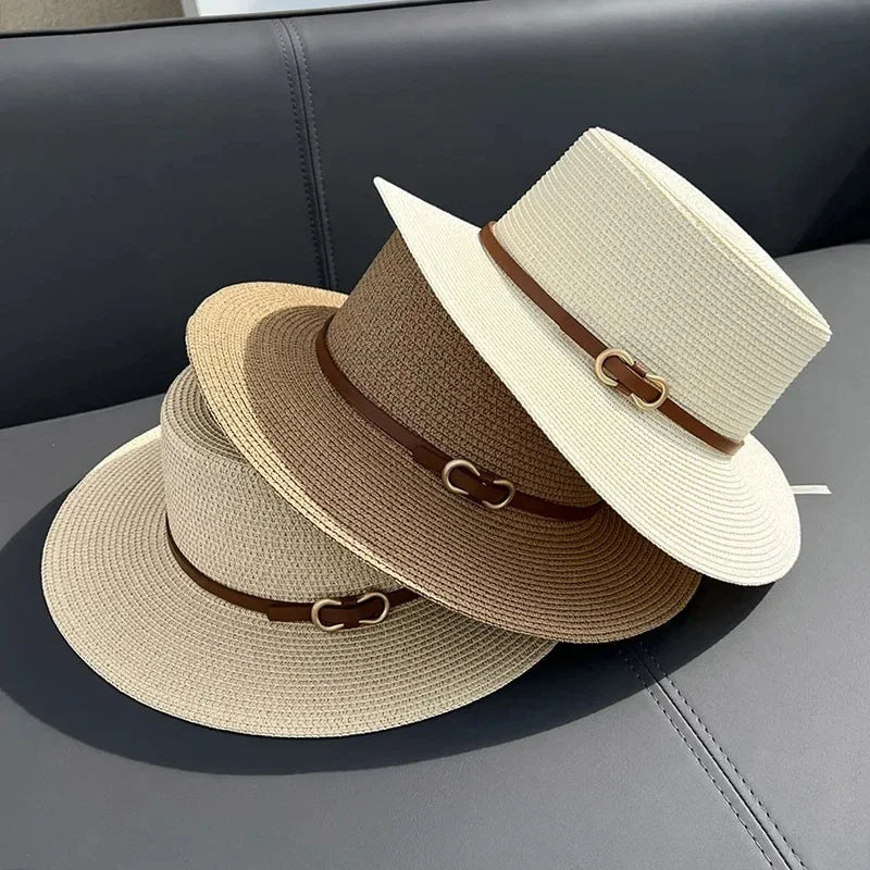 Simple Straw Summer Women Beach Hat