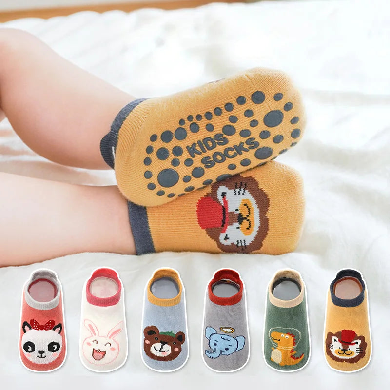 Kids Cartoon Socks 6-Pack