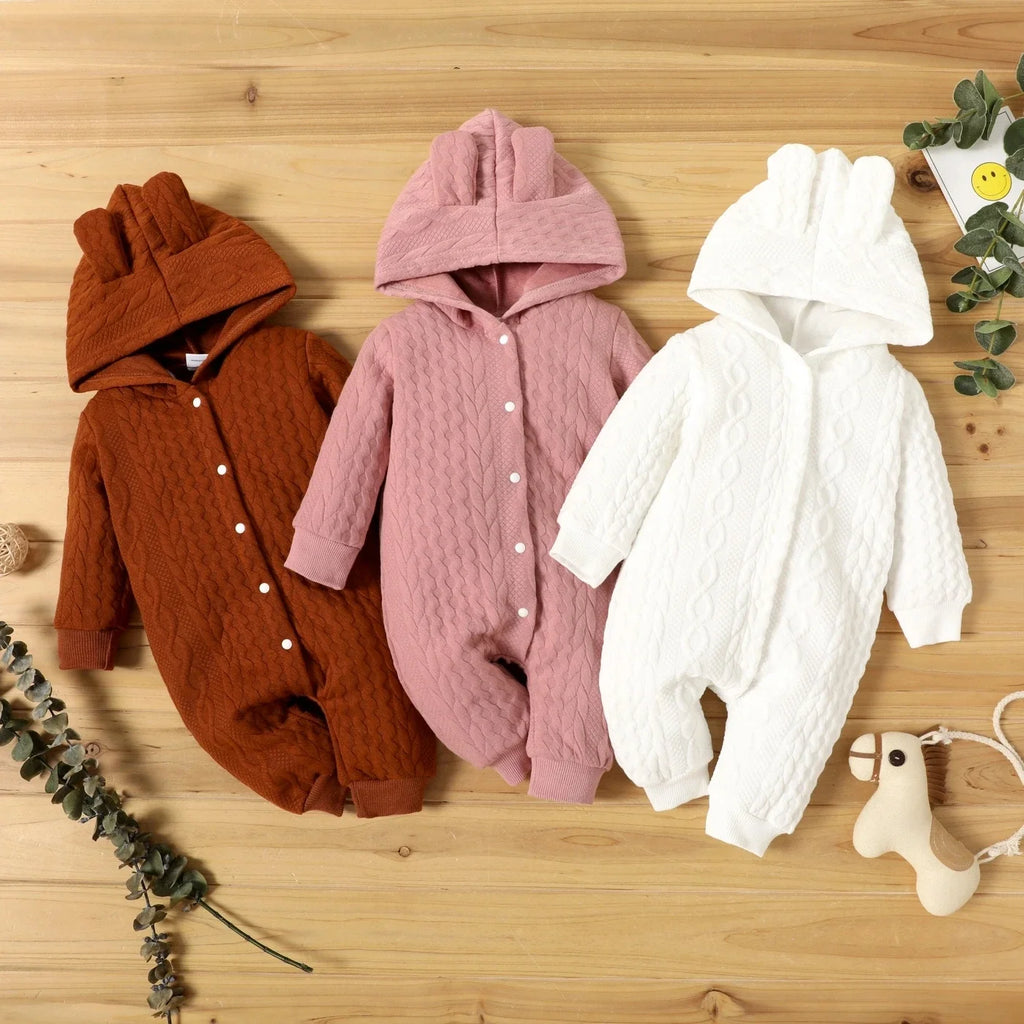 Hooded Baby Romper