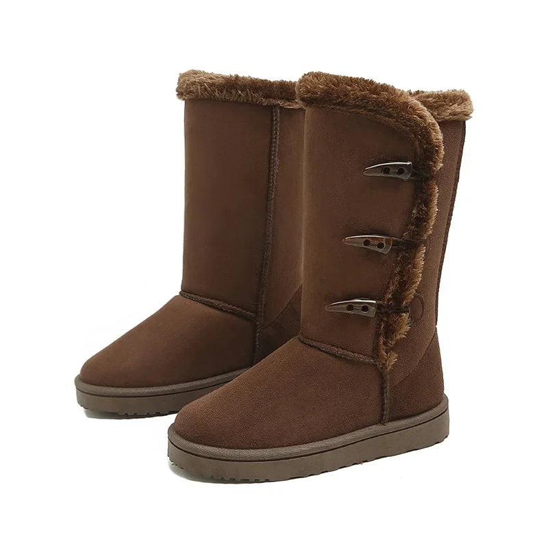 Women's Winter Fleece Lined Snow Boots