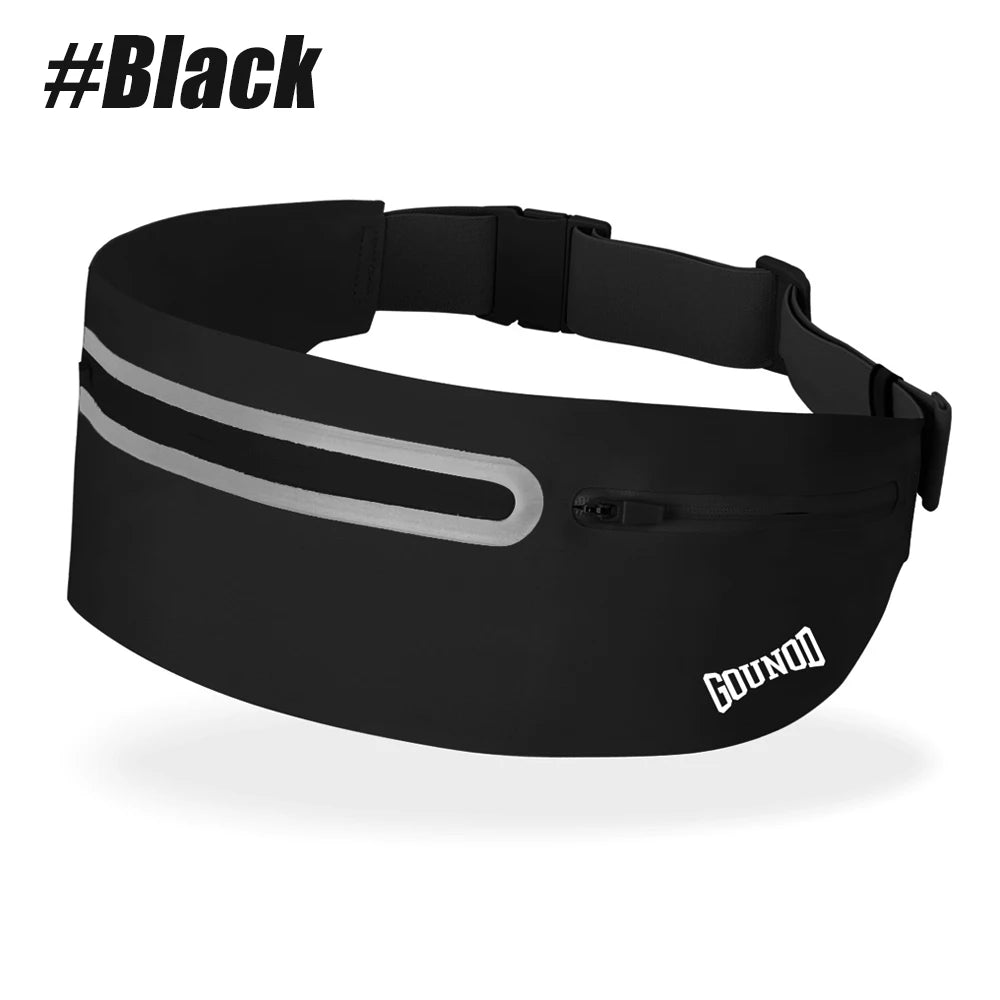 Slim Running Belt Fanny Pack - Phone Holder for Sports