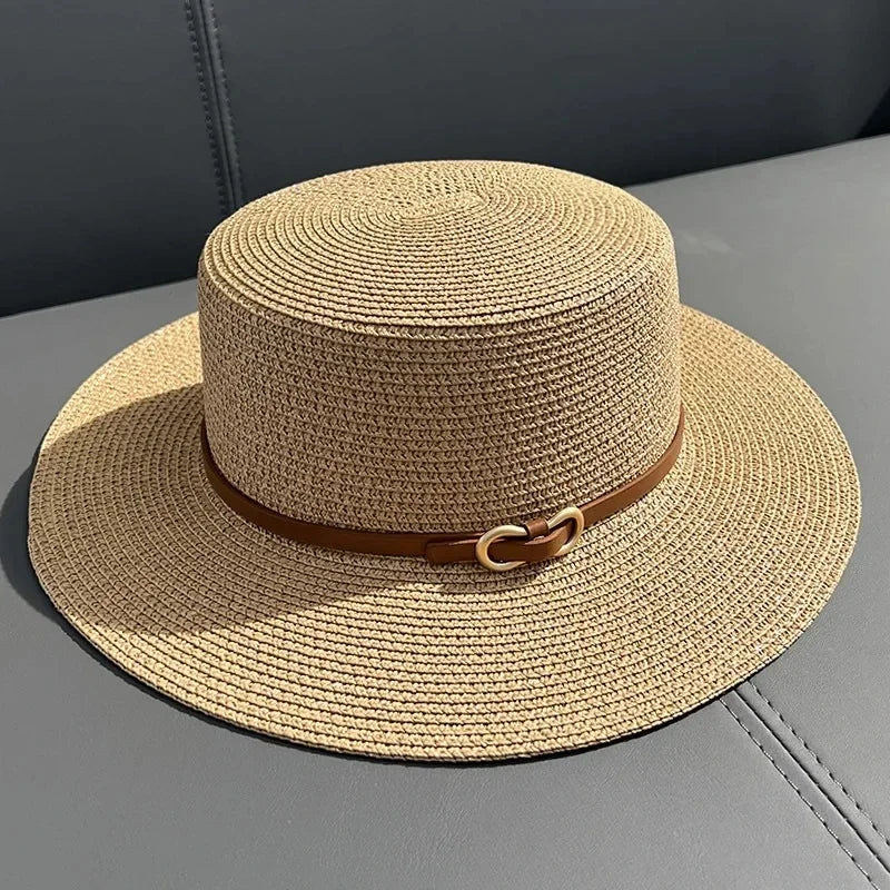 Simple Straw Summer Women Beach Hat