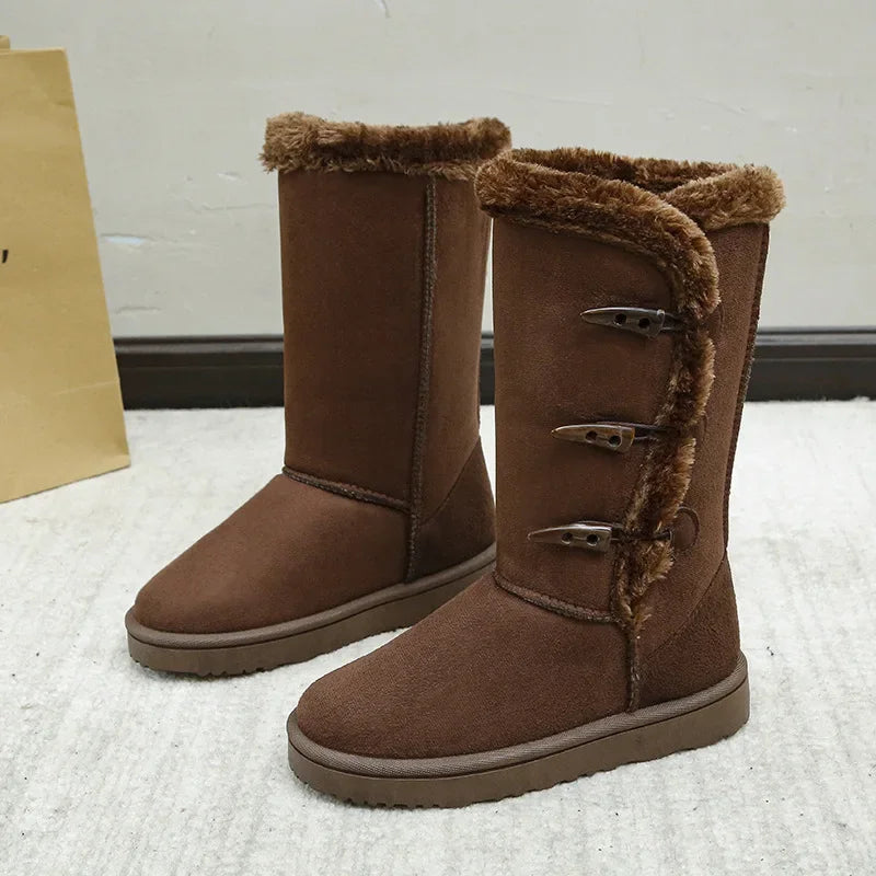Women's Winter Fleece Lined Snow Boots