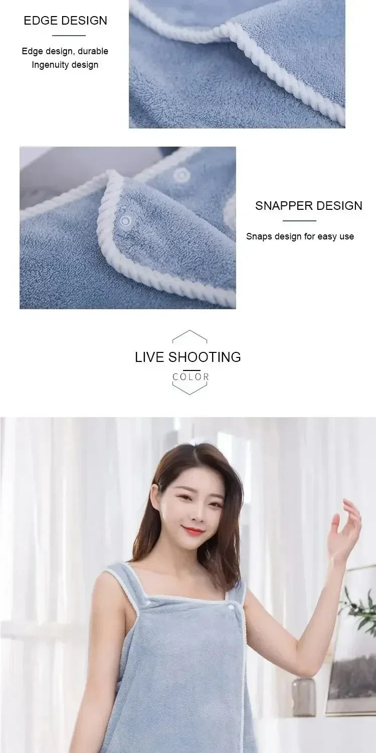 Women's Bath Towels 140*85Cm Fast Drying