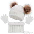 Kids Winter Hat, Scarf and Mittens Set | Fleece Lined Beanie & Snood (1-6 Years)