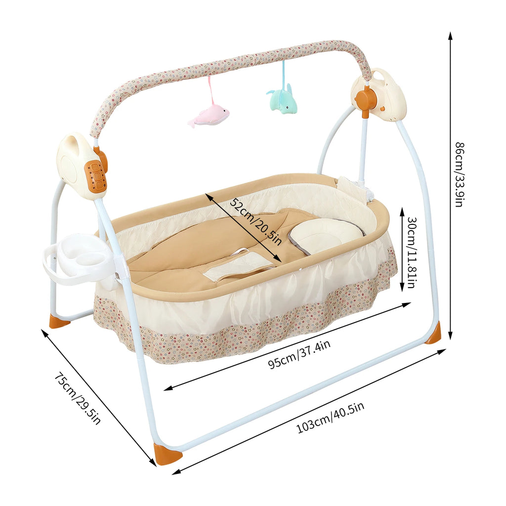 Bluetooth Baby Rocking Bassinet