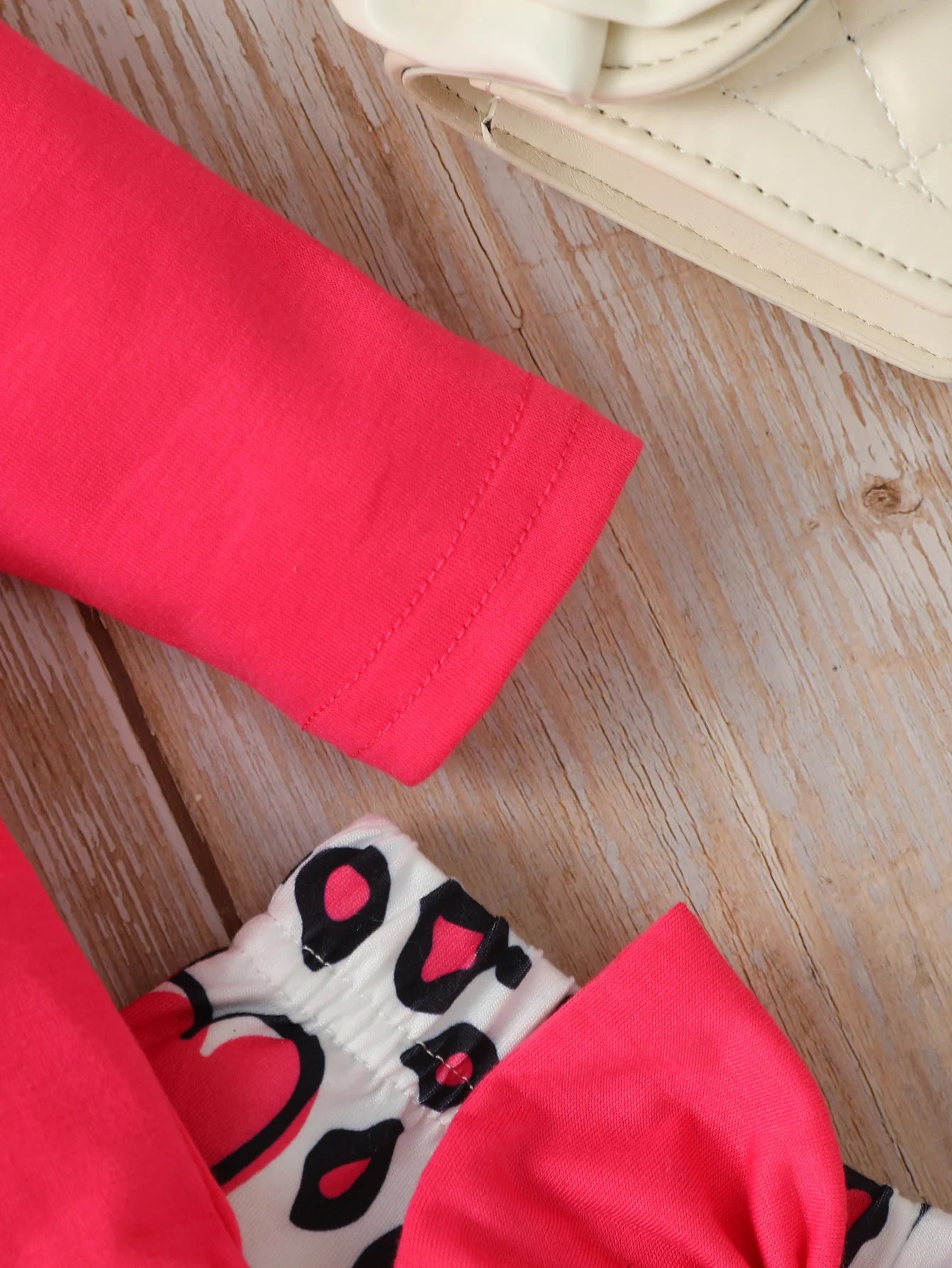 Baby Girl Letter Print Outfit Set