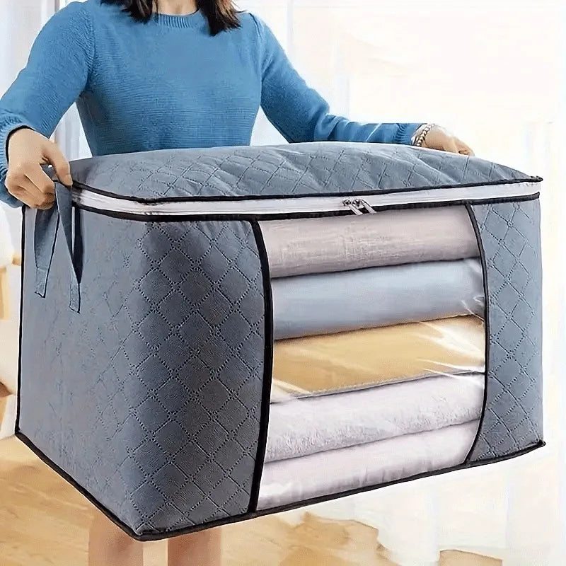Extra Large Storage Bag with Window - Portable Clothing Organizer