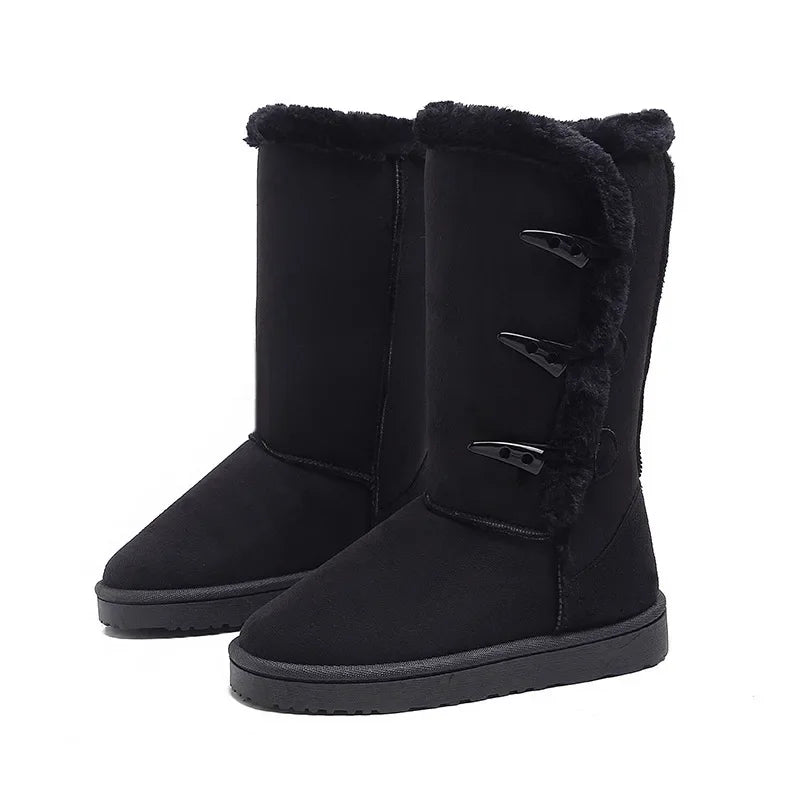 Women's Winter Fleece Lined Snow Boots