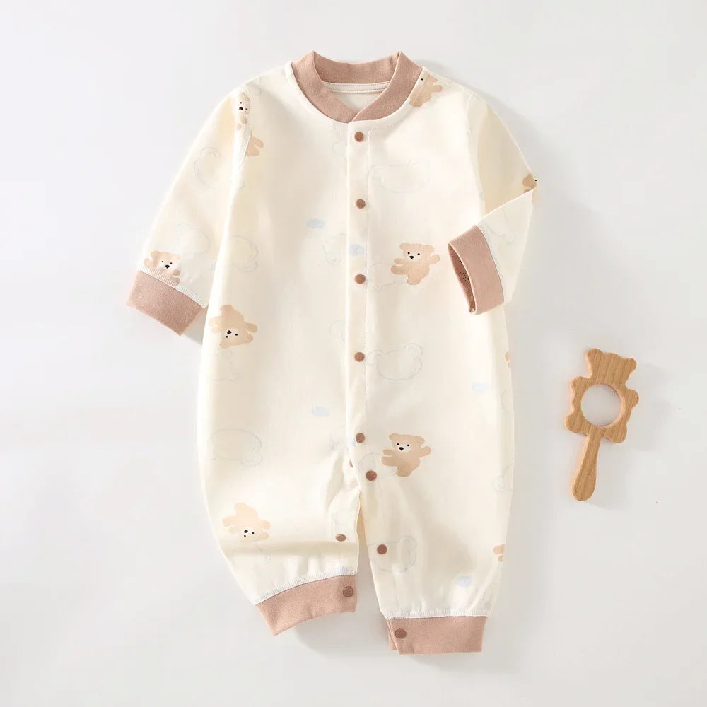Cotton Baby Bodysuit - Long Sleeve Romper