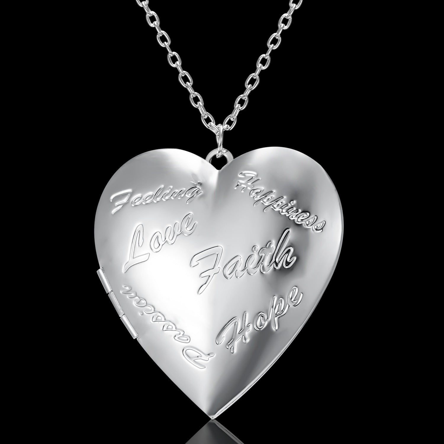 Personalized Heart Photo Necklace
